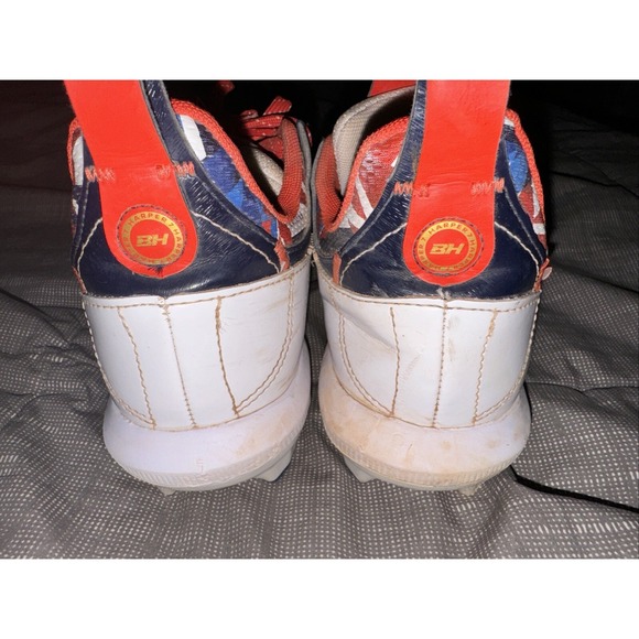 UNDER ARMOUR UA BH Youth Boys Baseball & Cleats 6Y Red White Blue Stars USA - Picture 4 of 8